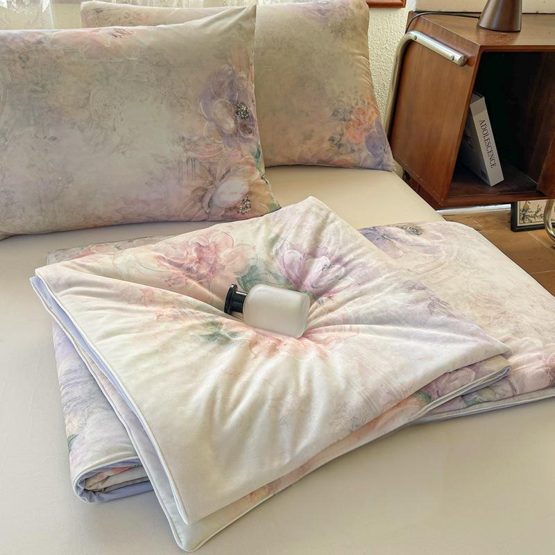 A Type Cool Silk Air Conditioning Quilt Washable Summer Ice Silk Summer Cool Quilt Thin Single Quilt Double Washable Summer Quilt_voghion.com