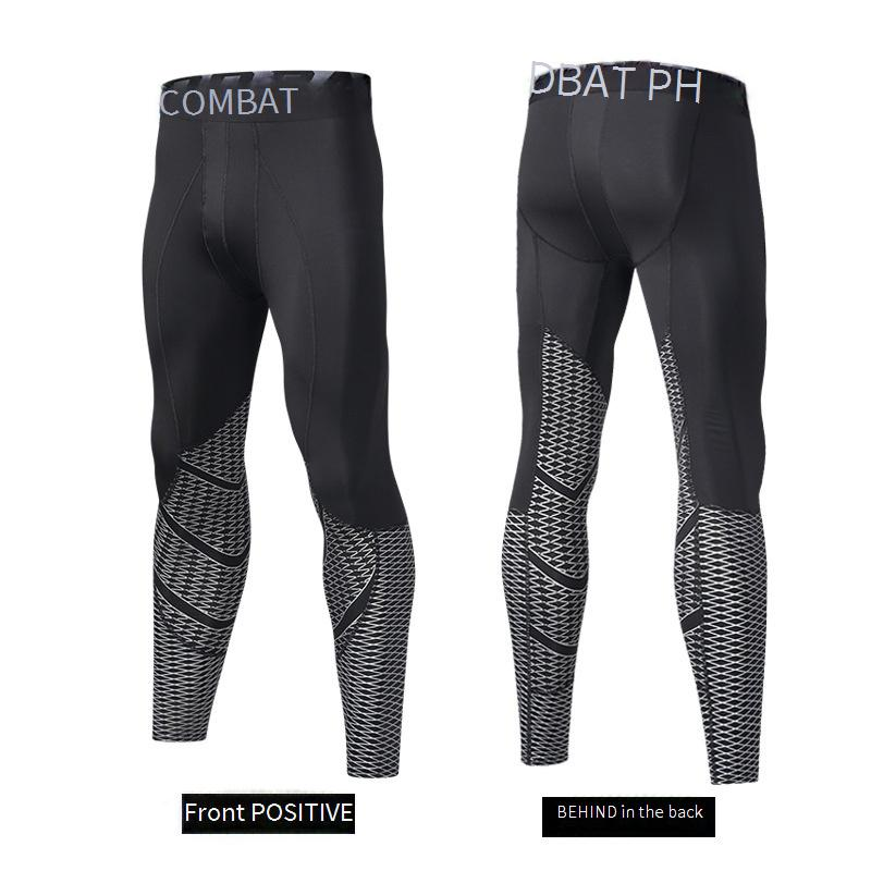 Męska bielizna Spodnie fitnessowe Koszykówka Sportowe rajstopy Męskie legginsy kompresyjne Seven Point Spodnie fitnessowe Nine Point Szybkoschnące Garnitur Cienkie_voghion.com