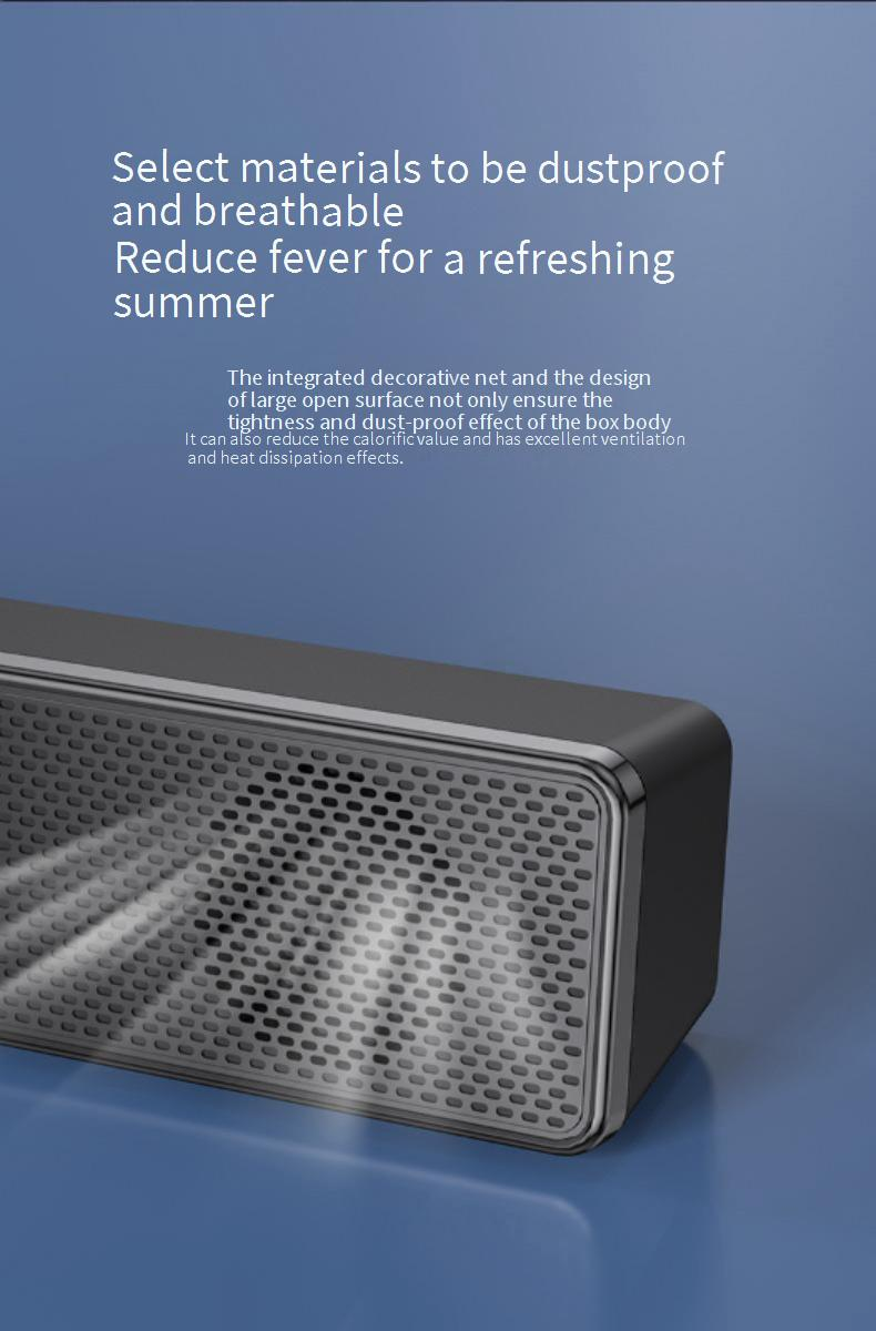 Taşınabilir Hoparlörler Uzun Şerit Bilgisayar Ses Masaüstü Ev Masaüstü Hoparlör Dizüstü Kablolu Bluetooth Küçük Hoparlör Süper Ağır Subwoofer_voghion.com
