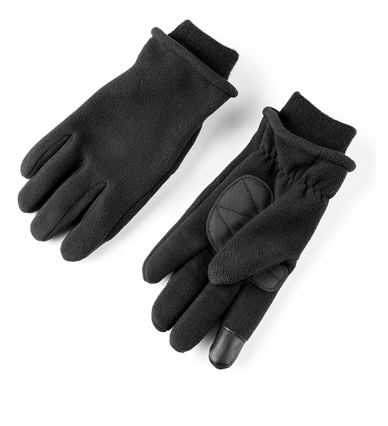 Fahrradhandschuhe, warm, für den Winter, aus Polarfleece, Unisex, für Skifahren im Freien, winddicht, kältebeständig, Touchscreen-Handschuhe für Elektrofahrzeuge_voghion.com