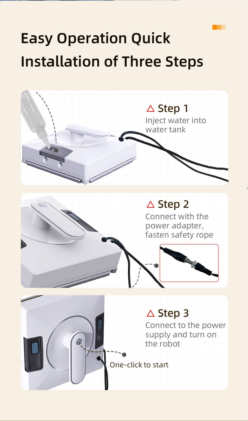 Robot lavavetri Liectroux YW509, getto d'acqua a 4 vie, S, navigazione intelligente, sistema di sicurezza multiplo, funzionamento senza cornice, comandi vocali_voghion.com
