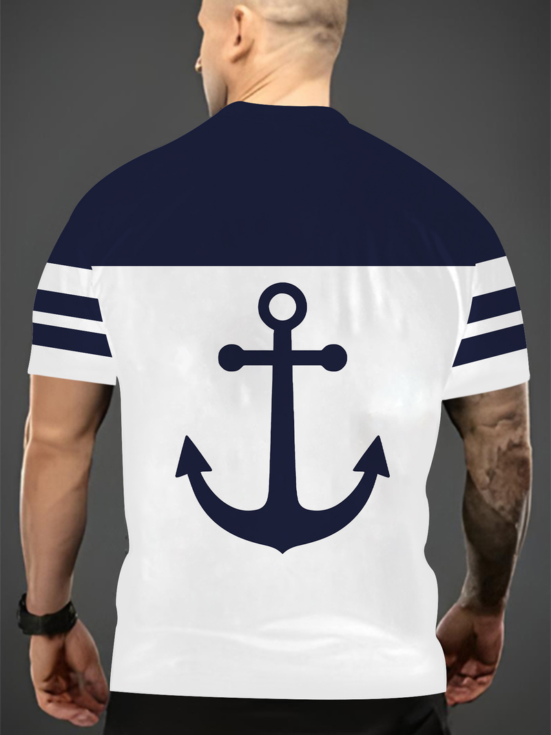 3D Digital Print Men's T-Shirt - Summer Fashion Short Sleeve Tee_voghion.com