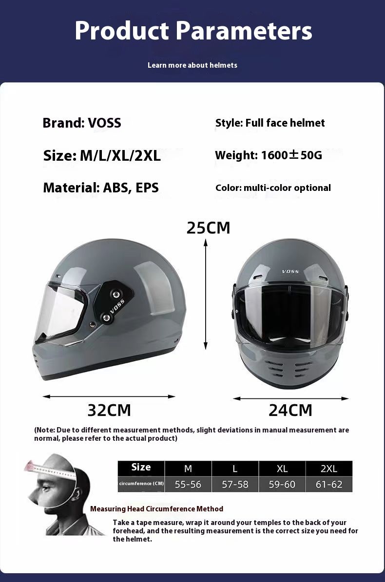 Retro-Integralhelm für Motorradfahrer – DOT- und 3C-zertifizierter Cruiserhelm mit Bluetooth-Kompatibilität, ABS-Schale, verstellbarem Visier_voghion.com