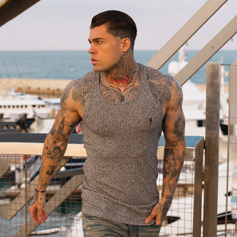 Summer New Men's Casual Vest Sleeveless Top Vest T-shirt Vest_voghion.com