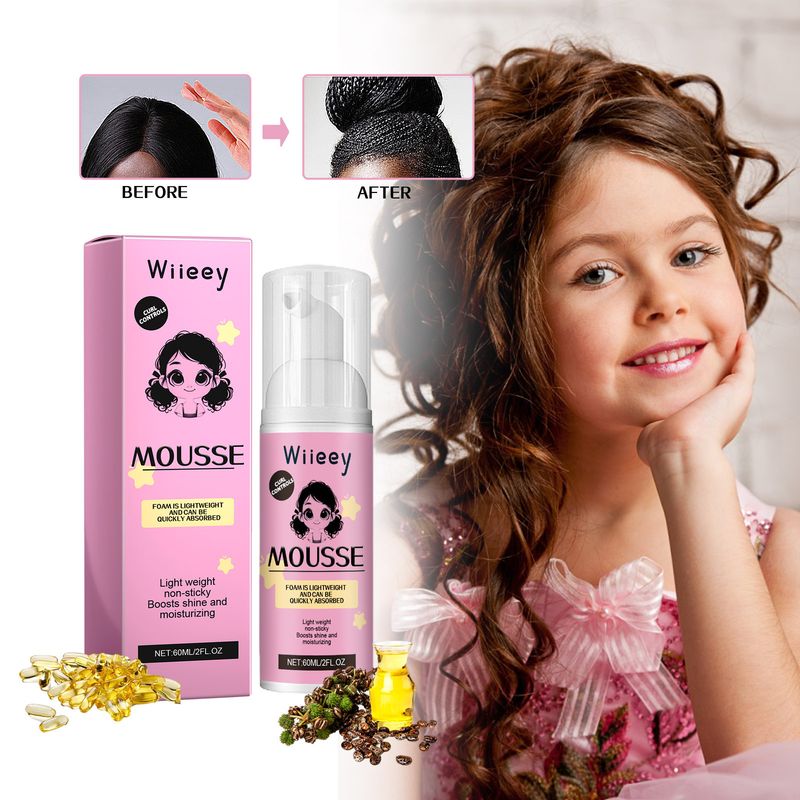 Styling-Schaum-Mousse, Anti-Frizz, duftend, feuchtigkeitsspendend, flauschiges Elastin, um Locken und Styling-Mousse zu erhalten_voghion.com