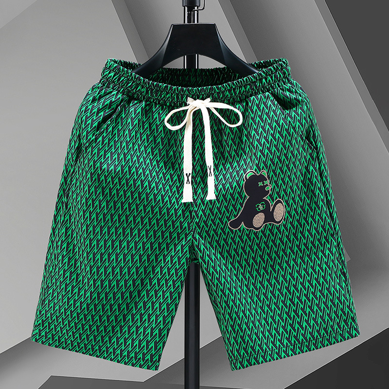 China-Chic five part pants Korean version handsome new high-end men's shorts summer breathable men's shorts_voghion.com