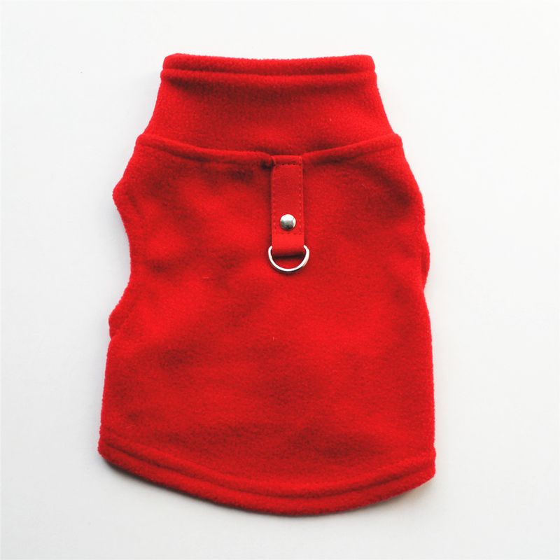 Abbigliamento per animali domestici diretto dalla fabbrica, per cani, autunno e inverno, in pile polare, fibbia di trazione, 27 colori brevettati, saranno oggetto di indagine_voghion.com