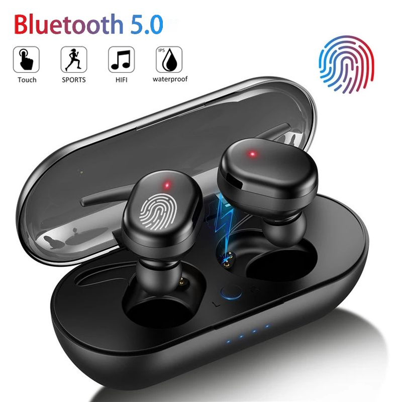 Auriculares inalámbricos Bluetooth Y30 Touch TWS para deportes al aire libre, auriculares inalámbricos Y90 con caja de carga, auriculares Bluetooth deportivos portátiles_voghion.com