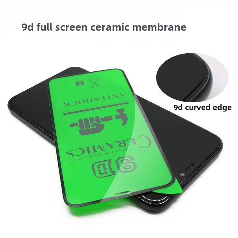 Folie de protecție pentru telefon mobil iPhone 14, folie ceramică îndoită la cald, folie pentru Apple 15Plus, 13ProMax_voghion.com