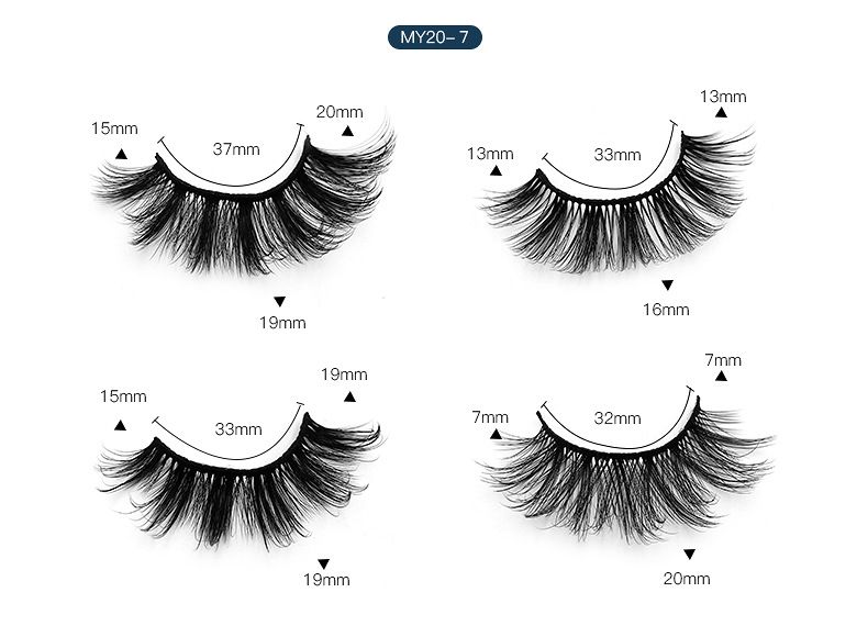 European and American double eyelids fluffy and thick curly mink hair false eyelashes thickened not easy to lose eyelashes_voghion.com