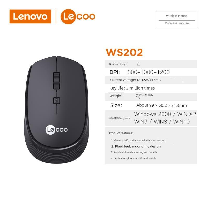 Laiku Small Business Portable Photoelectric Wireless Mouse_voghion.com