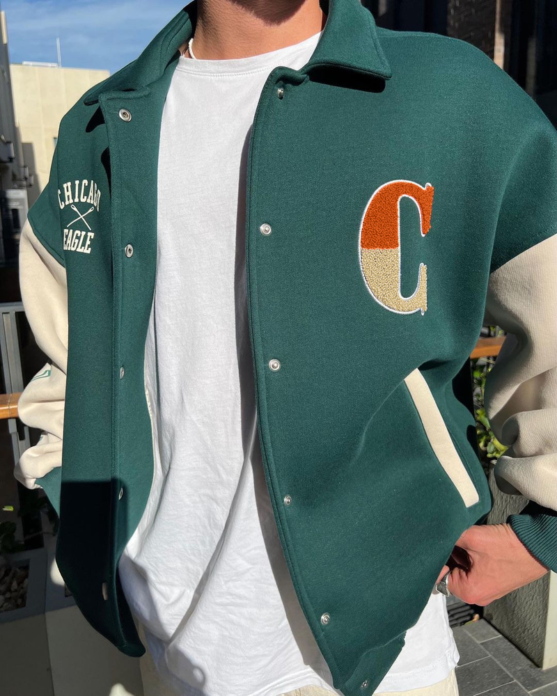 Damen-Sweatshirt, bedruckt, Strickjacke, langärmelig, Paar, Baseball-Uniform, Männer und Frauen gleich_voghion.com