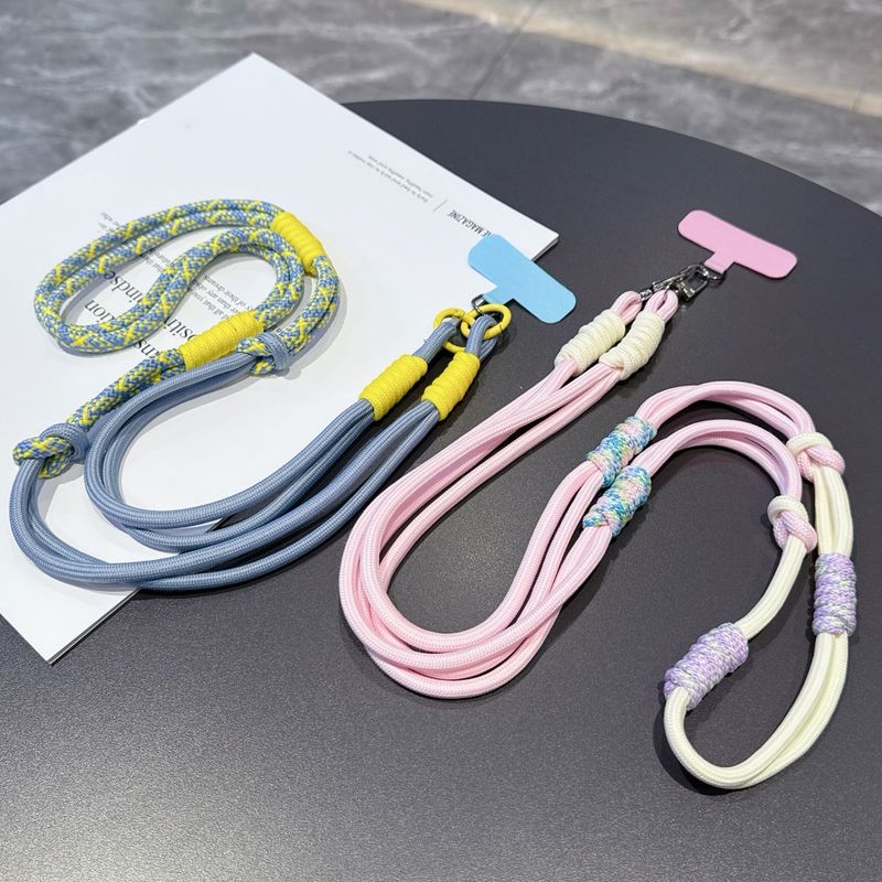 Mobile Phone Lanyard Diagonal Strap Dopamine Shoulder Mobile Phone Case Chain Fixing Clip Anti-loss Long Rope Strong Long Neck Sling Lanyard_voghion.com