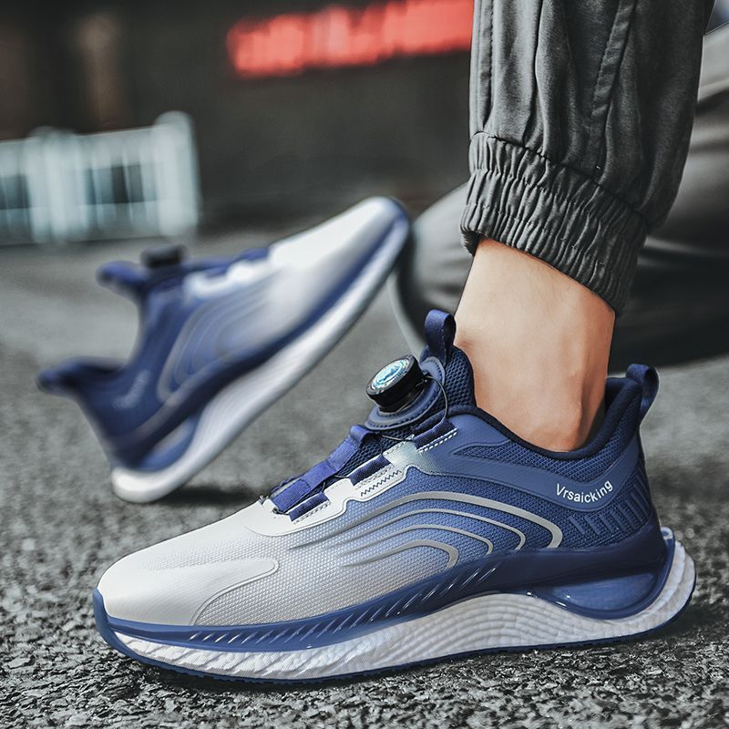 Men's Spring And Summer Youth Shock-Absorbing Sneakers With Rotating Buttons_voghion.com