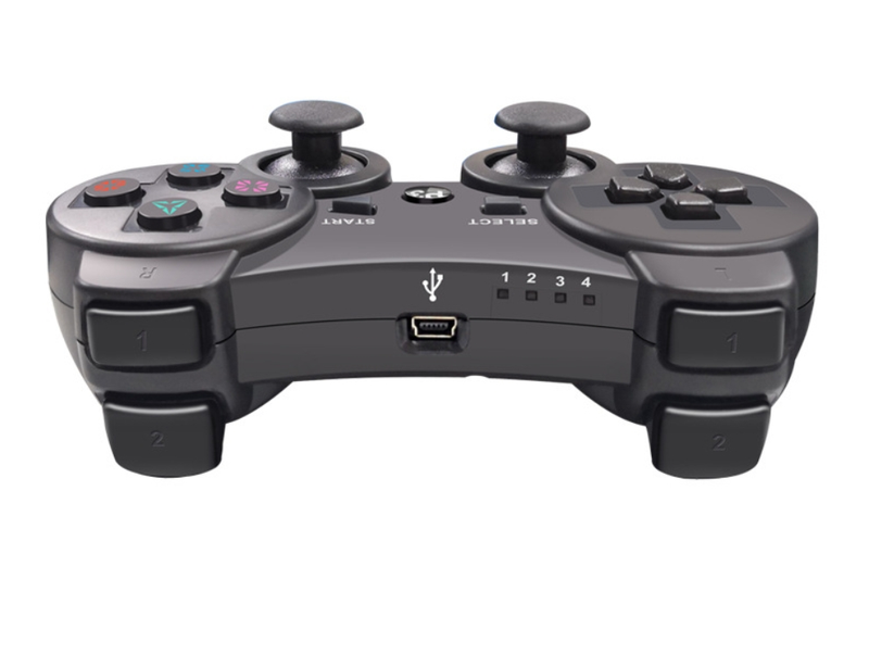 PS3 Controller, PS3 Curved Controller, PS3 Wireless Bluetooth Controller, PS3 Game Controller, Dual Motor With Six Axes_voghion.com