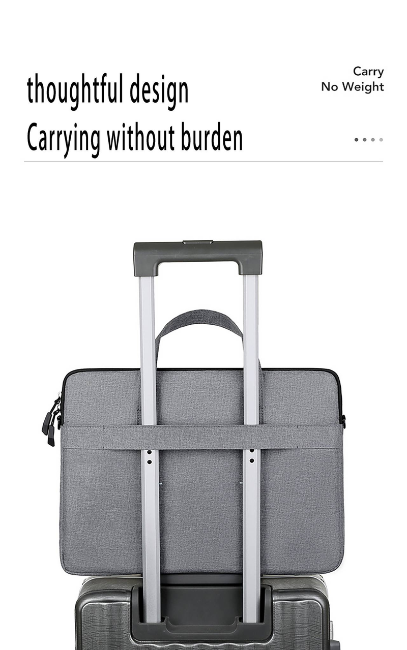 14-inch Portable Laptop Bag For Both Men And Women, Waterproof Conference Briefcase_voghion.com