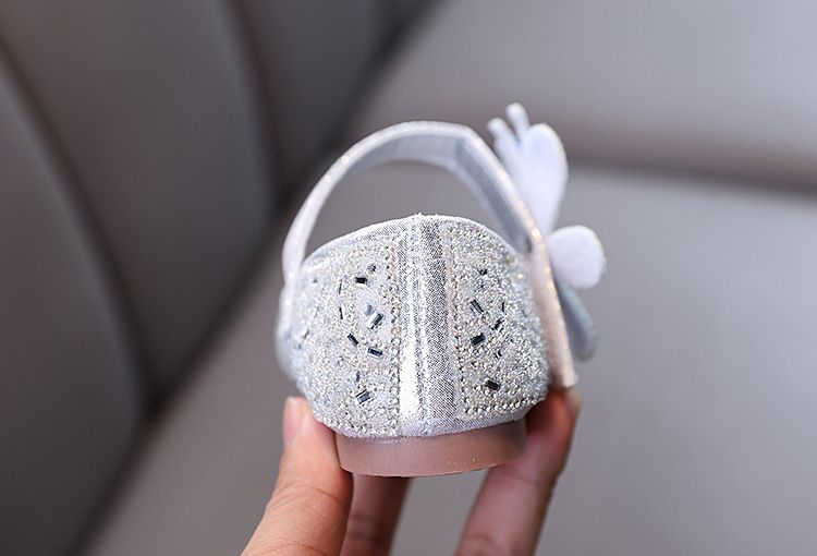 Neu Dame Baby Mädchen Mädchen Prinzessin Diamant Einzelnen Schuh Schuhe Dance_voghion.com