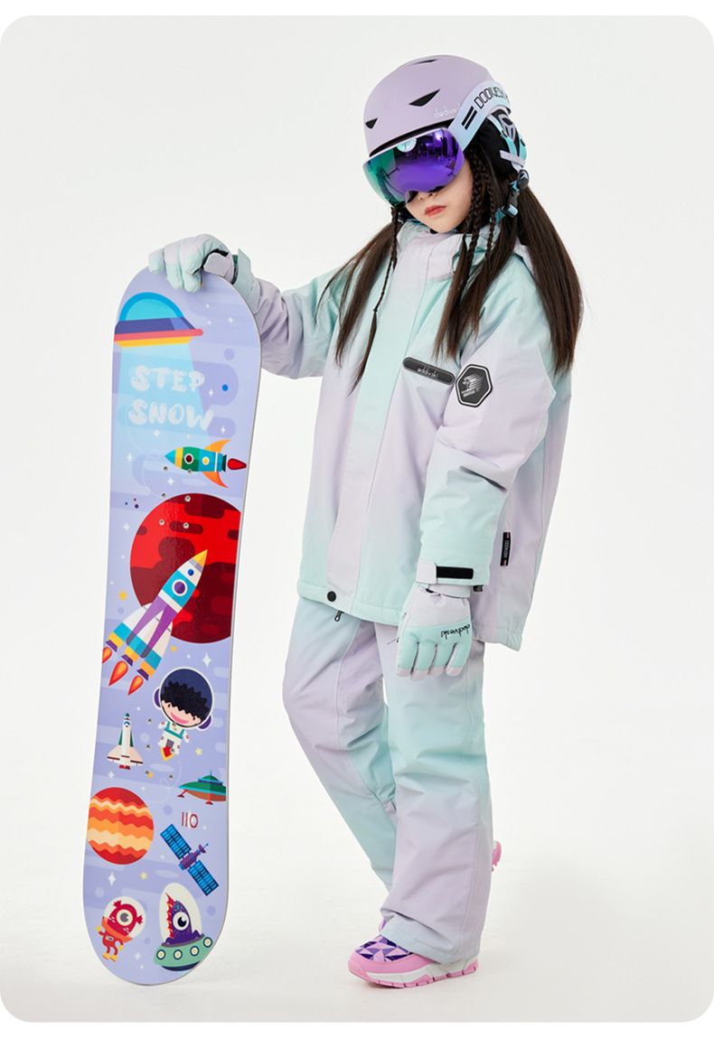 Oddivski Pantaloni da sci professionali per bambini, spessi e resistenti alla neve, per ragazzi e ragazze_voghion.com