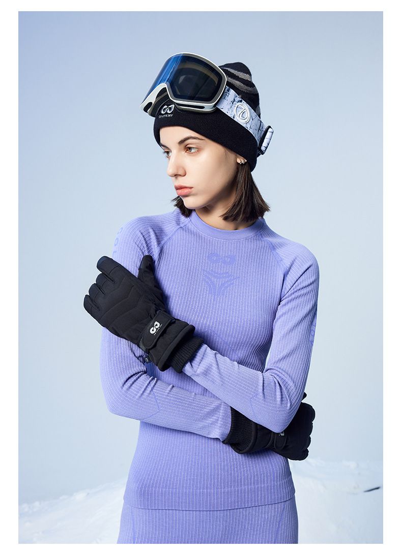 Luvas térmicas de esqui para homens e mulheres - Luvas de inverno à prova de vento com aderência antiderrapante para snowboard, motociclismo e esportes ao ar livre_voghion.com