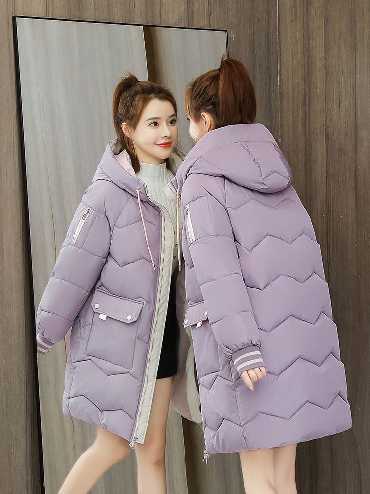 Women's Clothing Long Puffer Coat – Oversized Winter Jacket With Hood, Warm & Stylish_voghion.com
