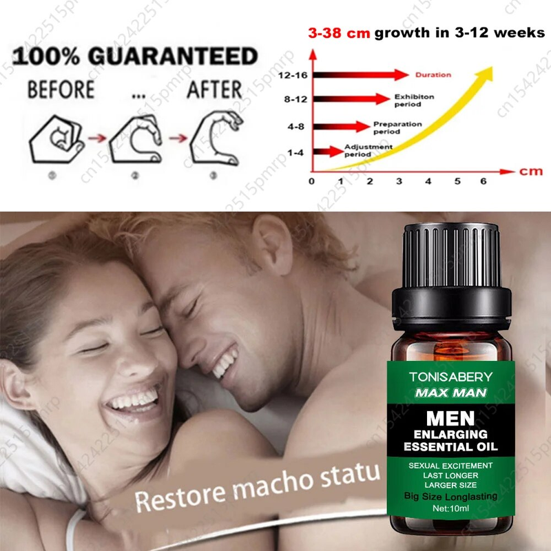 Penies Enlargment Growth Thickening Oil Enlarge For Men Enhance Dick Erection Big Increase Massage Essential Oils_voghion.com