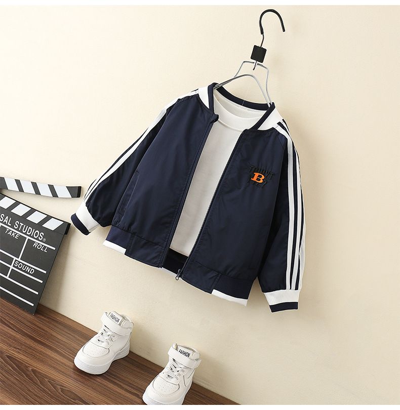 Giacca primaverile elegante per bambini, modello baseball e autunno 2025, nuova e accattivante_voghion.com