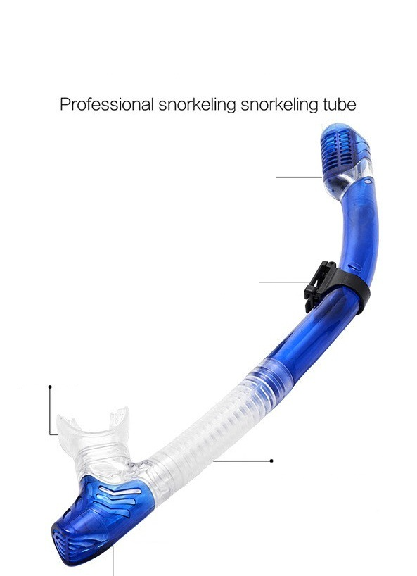 Adulto un colore pieno asciutto boccaglio sport acquatici attrezzatura materiale silicone liquido_voghion.com