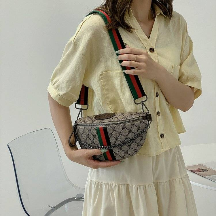 Neue Damentasche, Satteltasche, lässige Umhängetasche, Brusttasche, Gürteltasche_voghion.com
