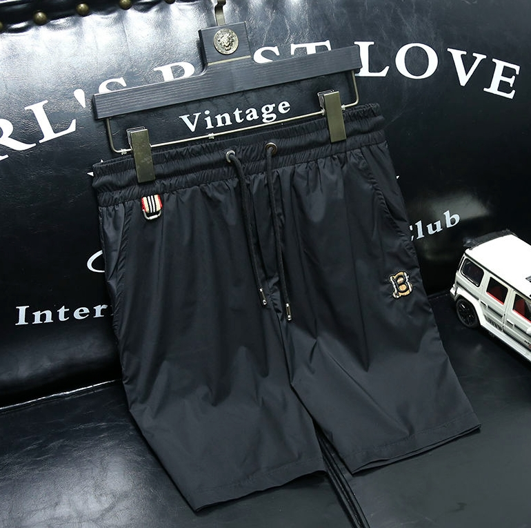 Europese station shorts heren zomer lichtgewicht snel drogend casual vijf kwart broek modemerk geruite slanke strandbroek heren Europees 2024_voghion.com