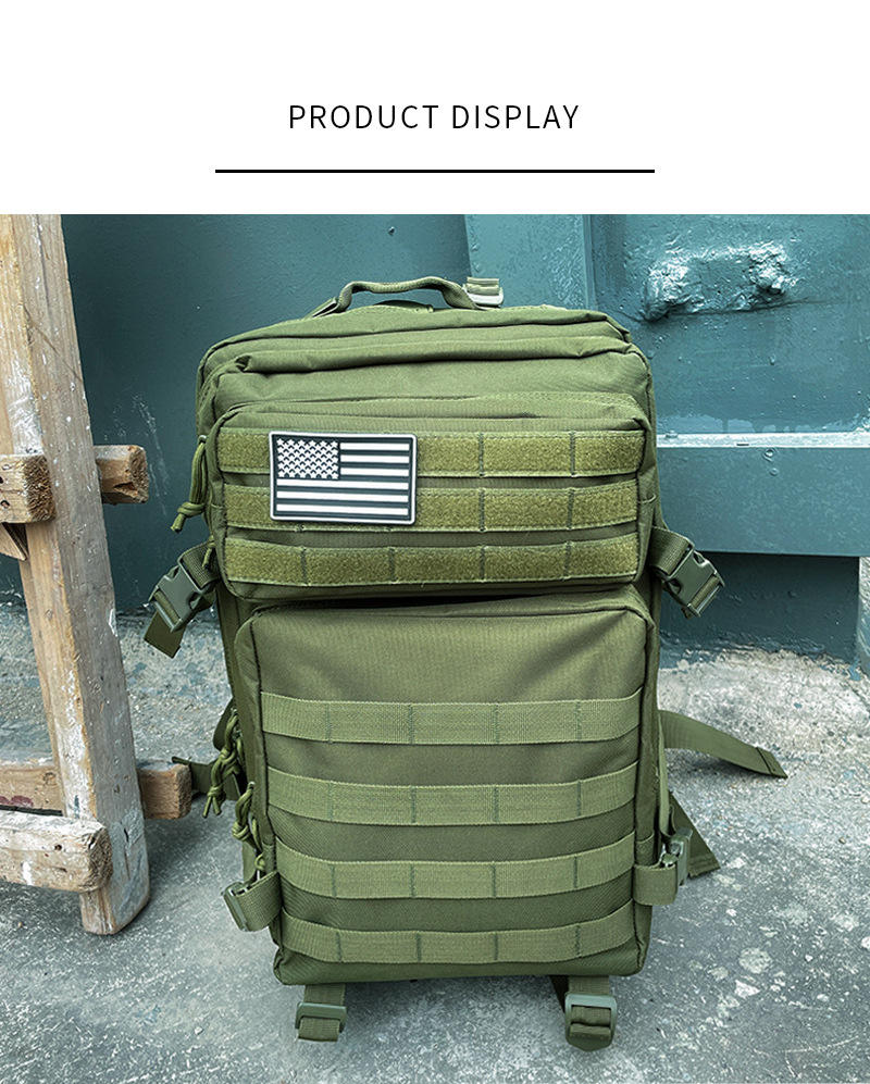 Backpack Outdoor Tactical Backpack Sports Travel Mountain Hiking Camouflage High Capacity Cycling Backpack_voghion.com