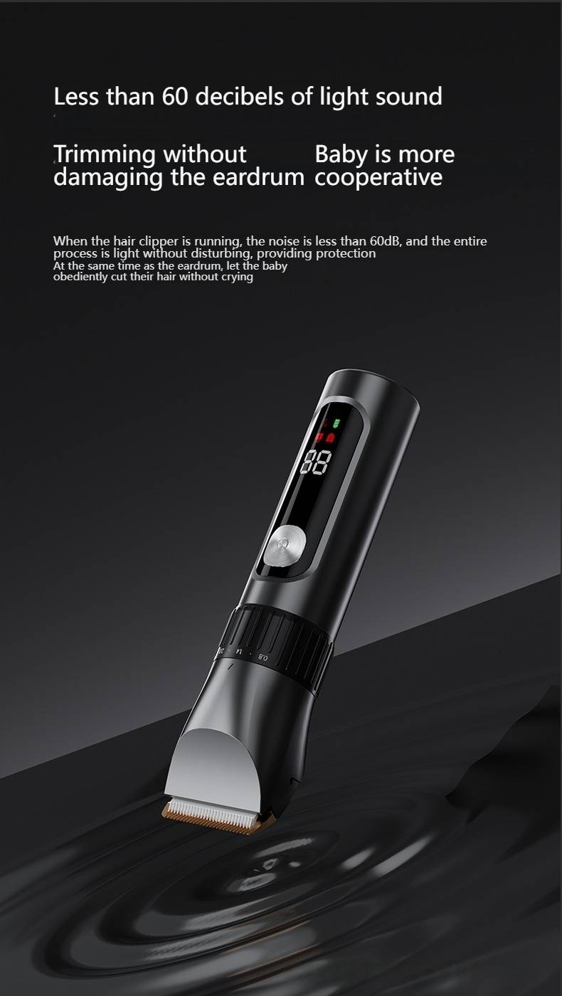 Dexter Professional Hair Clipper For Men, Women & Kids - Rechargeable, Cordless, LCD Display, Ceramic Blade, Waterproof_voghion.com