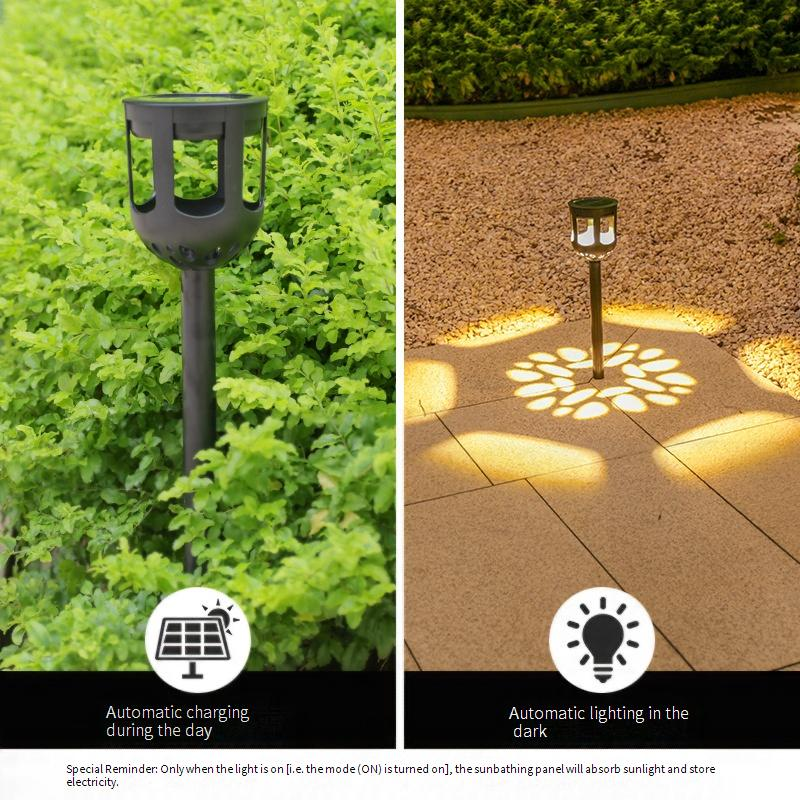Solarbetriebene Gartenleuchten für den Außenbereich, wasserdichte LED-Landschaftsbeleuchtung für Hof, Rasen, Weg, dekorative Erdspießleuchten mit warmem/weißem/farbigem Licht_voghion.com