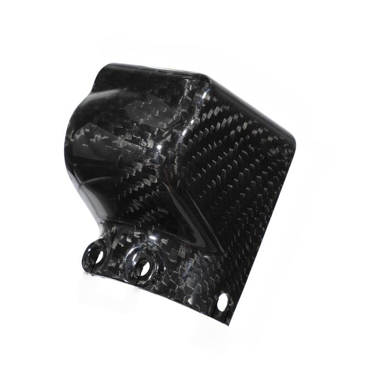 Carbon Fiber Shock Absorber Lower Cover For Motorcycle Customization – Universal Fit, Lightweight & Durable Protection (24.5x21.5x5.5cm)_voghion.com