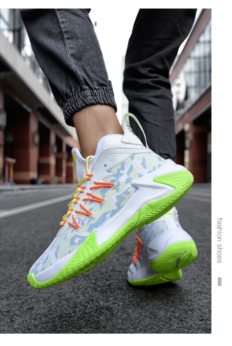 Men's shoes basketball shoes mesh surface breathable student running shoes soft soles sneakers low top non-slip sports shoes_voghion.com