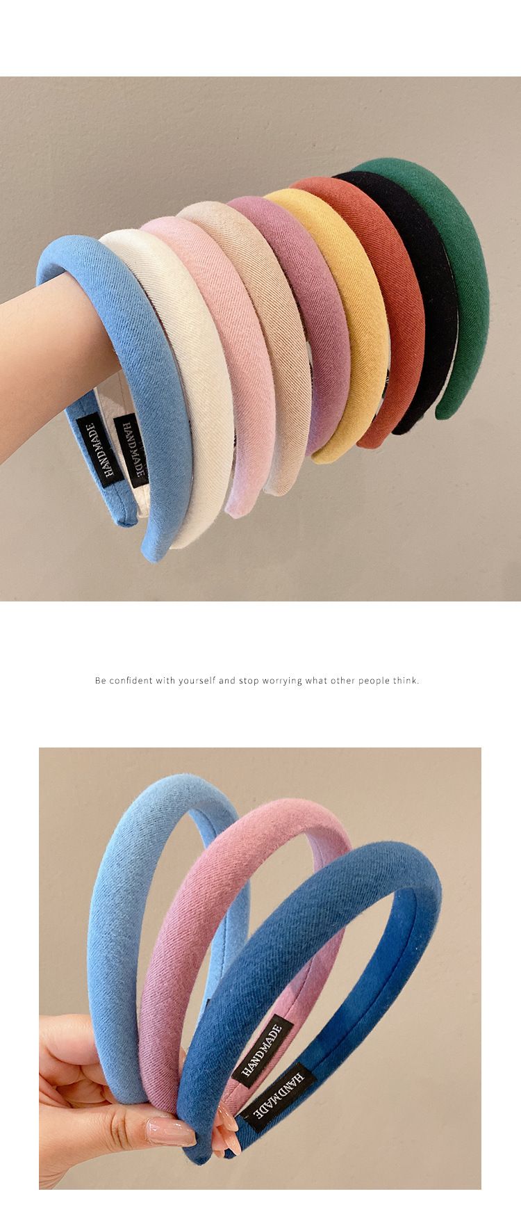 2023 Spring New By Yu Shuxin, Same Style High Skull Sponge Hoop, Internet Red Fabric Hairpin, Face Wash Headband, Hair_voghion.com