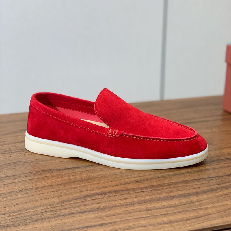 Le Fu - Zapatos planos de pareja, cómodos, informales, grandes, de un solo paso, 2024_voghion.com