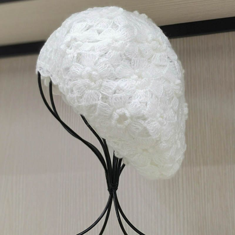 Hot Sale Soft Knit Solid Color Beanie, Chic, and Lightweight Crochet Knitted Style Beanie for Women, One Size Slouchy Hat_voghion.com