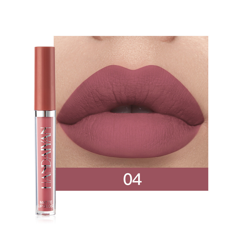 HANDAIYAN Han Daiyan Beauty Set di rossetti con tazza antiaderente impermeabile Confezione regalo con smalto per labbra opaco a 6 colori_voghion.com