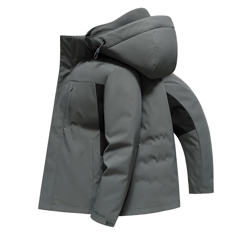 Chaqueta de plumón de ganso 3 en 1 para hombre: forro interior desmontable, parka impermeable y cortavientos para climas extremadamente fríos con relleno de 800 g_voghion.com