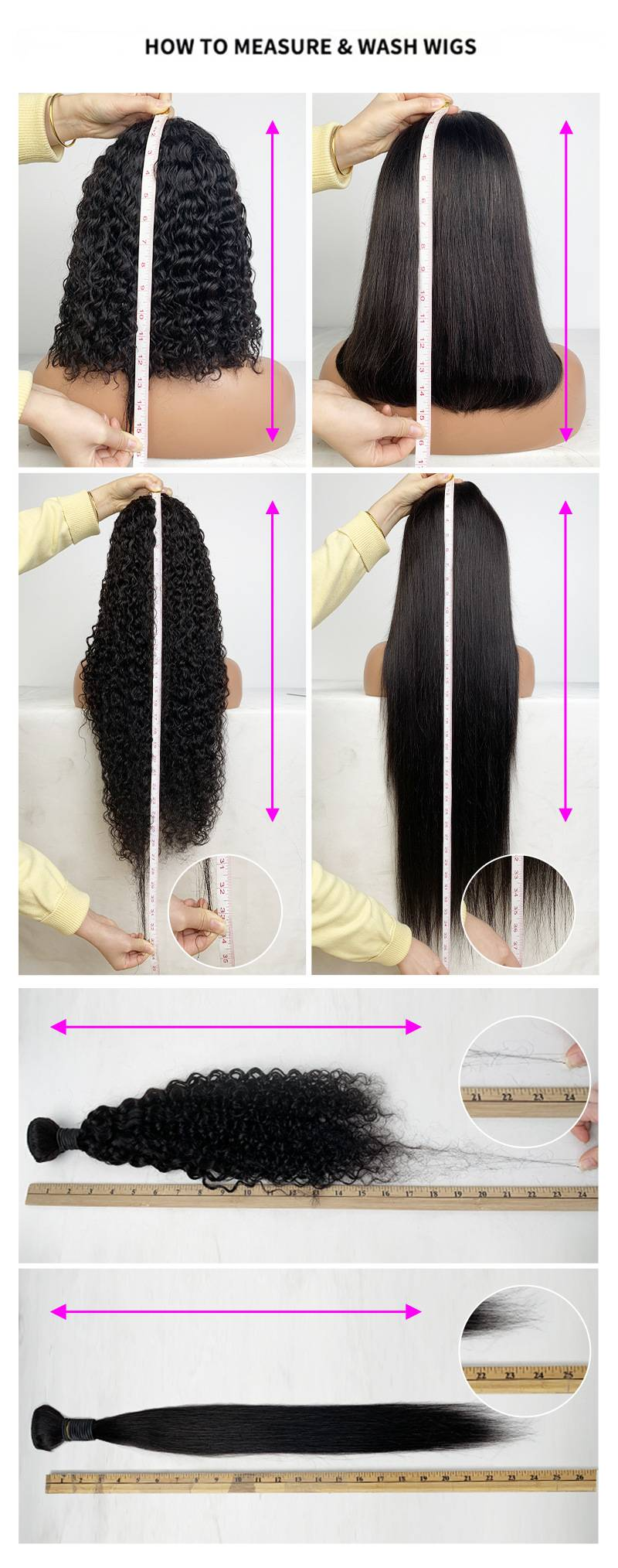 360 pilnas mežģīņu frontālās cilvēka matu parūkas, dabiskas krāsas, īstas matu parūkas_voghion.com