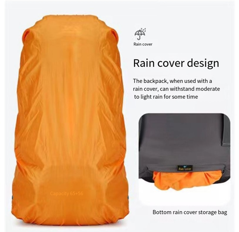 70L Large Capacity Lightweight Mountaineering Bag Men's Travel Backpack With Shoe Compartment Outdoor Travel Backpack_voghion.com