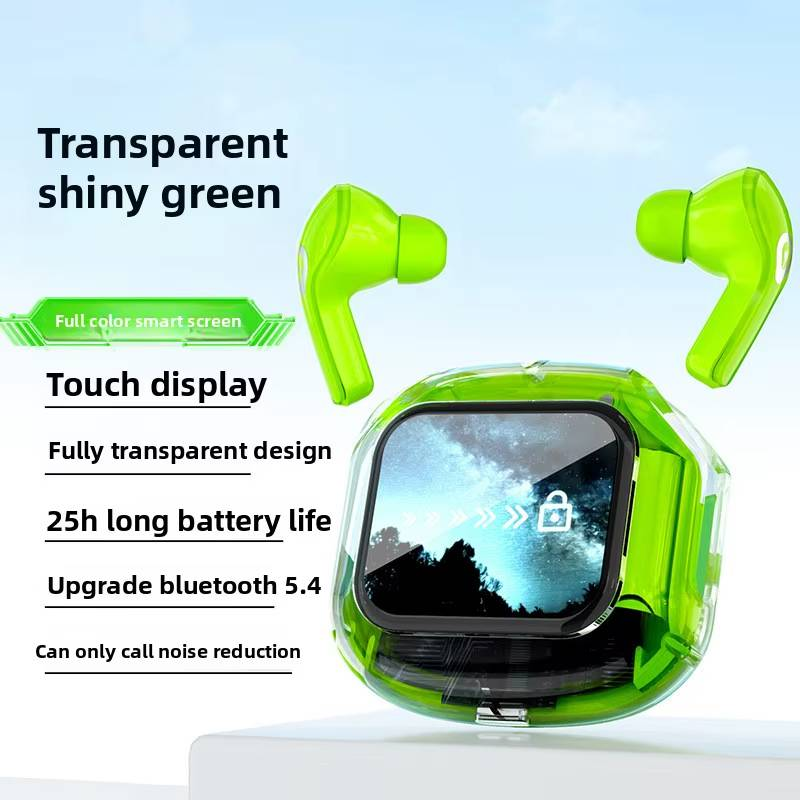 Outdoor Sports In-ear Bluetooth Headset, LCD Touch Screen, Noise Canceling Call, Earbuds, Ultra-long Battery Life, High-definiti_voghion.com