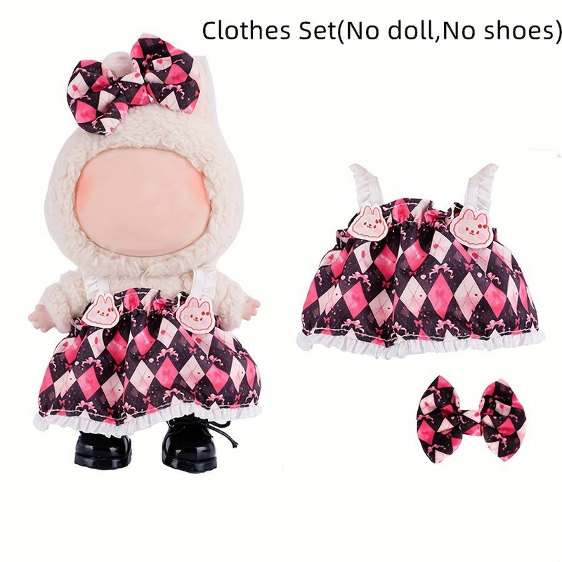 Princess Dress Doll Clothing Set,Clothes For Labubu Doll, Clothing Accessory Set,for 6.69-inch 6.69inch Doll Clothes,Birthday Gift, Ramadan Festival_voghion.com