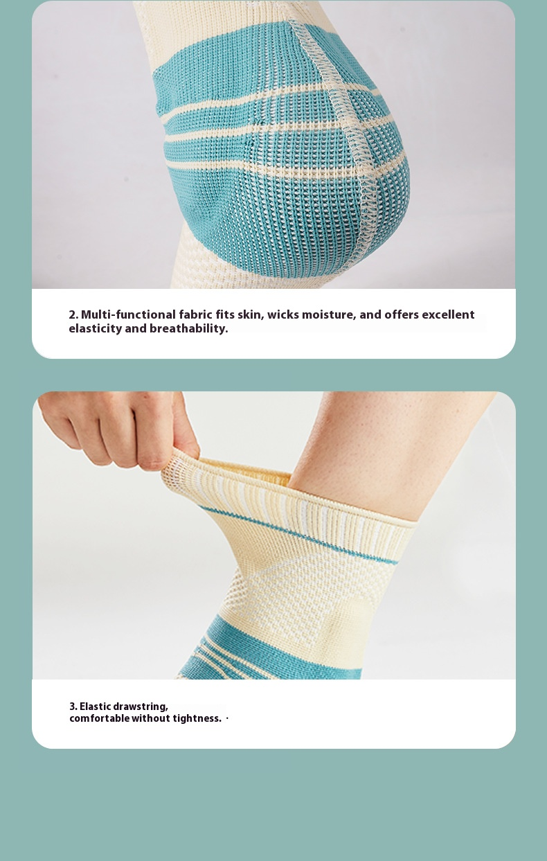 Professionelle Knöchelbandage mit Silikonpolsterung zur Vorbeugung von Verstauchungen und zur Unterstützung der Gelenke – atmungsaktive Sport-Kompressionsmanschette zum Laufen, Basketball_voghion.com