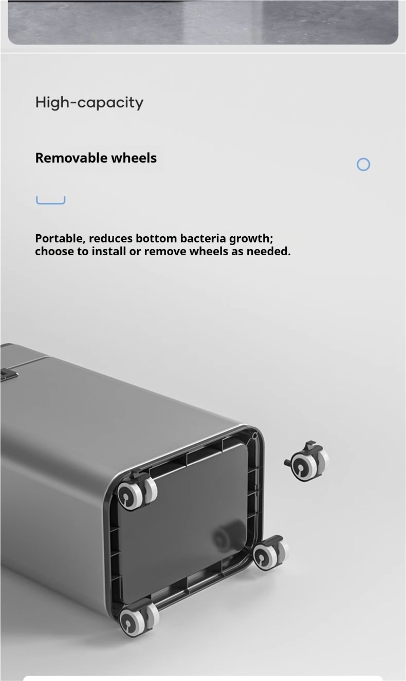 Smart Sensor Trash Can With Automatic Lid, Hands-Free Automatic Garbage Bin For Bathroom, Kitchen Large Capacity Touchless Waste Bin_voghion.com