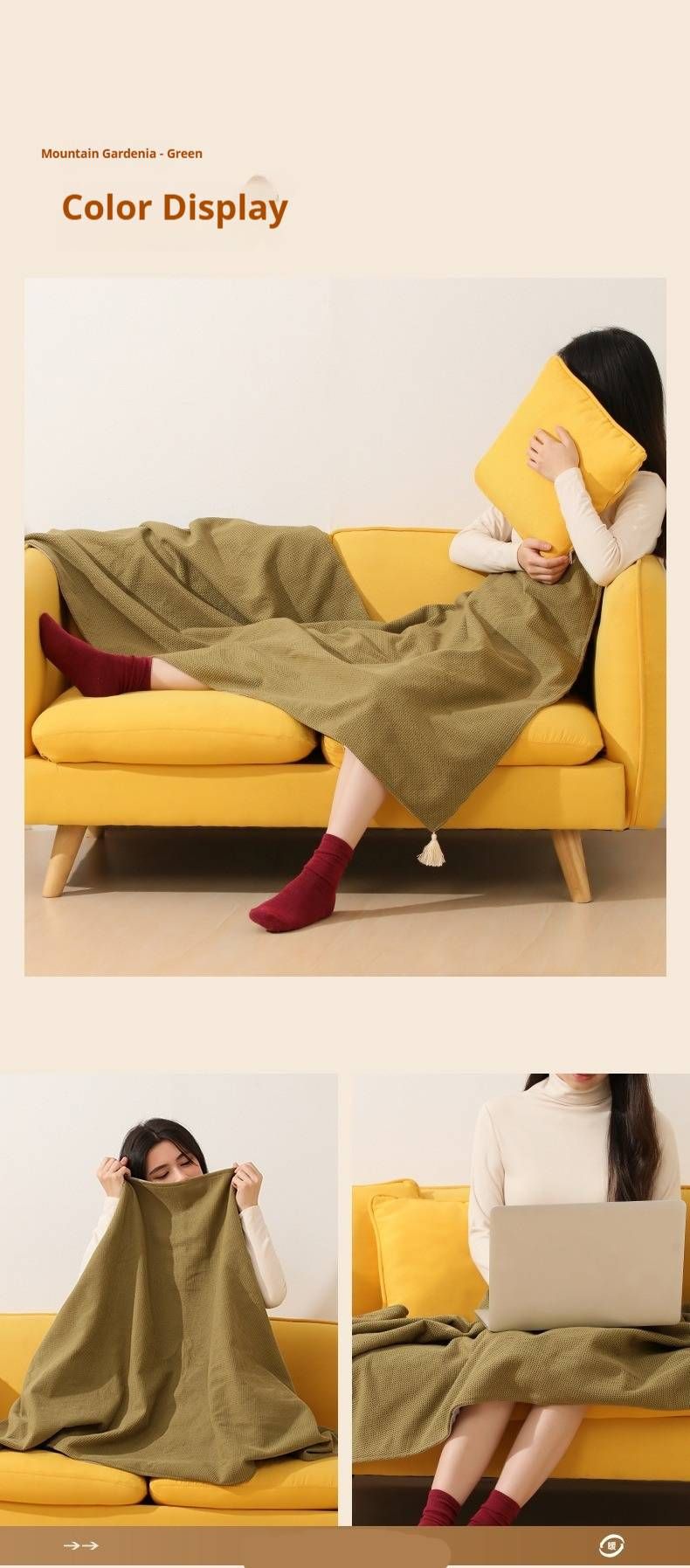 Couverture chauffante 220 V CA – Grande enveloppe thérapeutique réglable sur 9 températures (150 x 80 cm, tissu en lin, commande unique, thérapie par la chaleur infrarouge lointain)_voghion.com