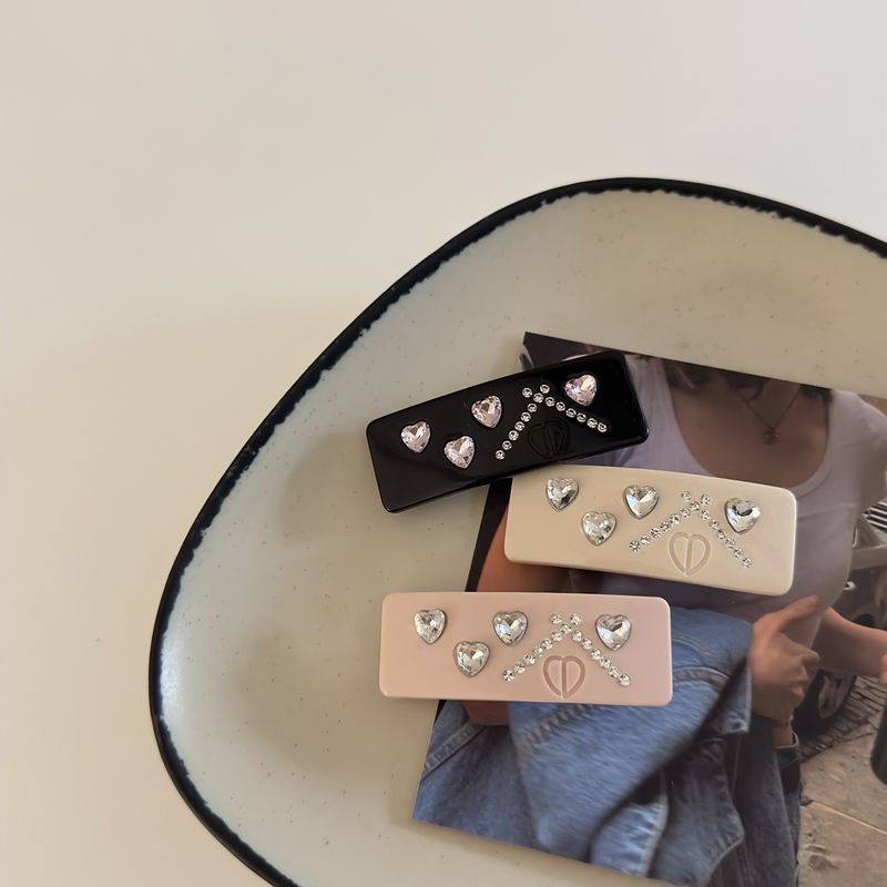 Fermaglio per capelli con strass alla moda francese di alta qualità, fermaglio per capelli a molla, accessori per capelli con design di minoranza coreana_voghion.com