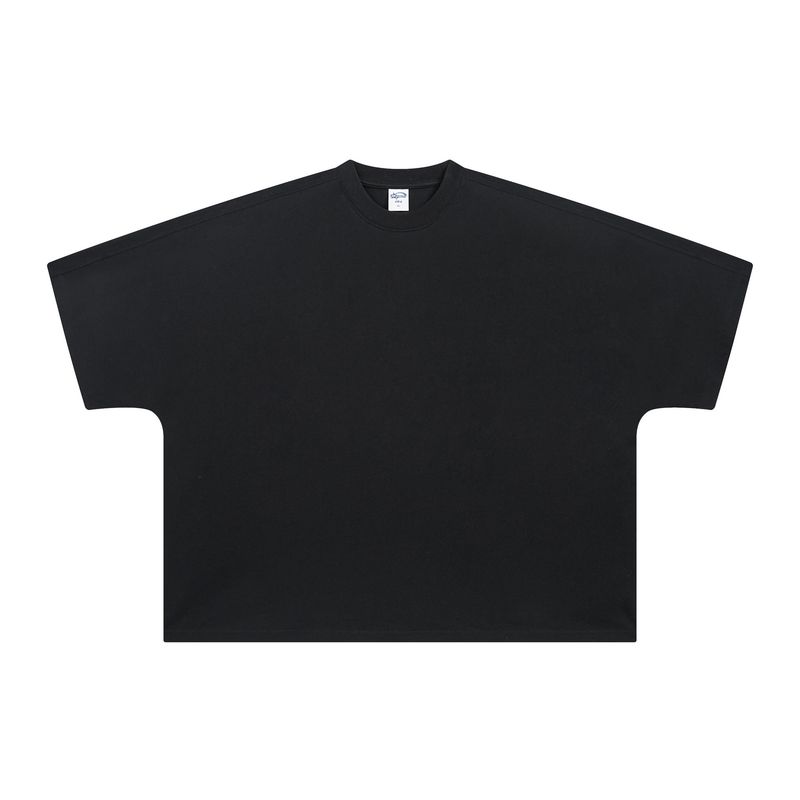 Maglietta da uomo a maniche corte con stampa a pipistrello Dark Clown, maglietta da uomo ampia alla moda di strada americana_voghion.com