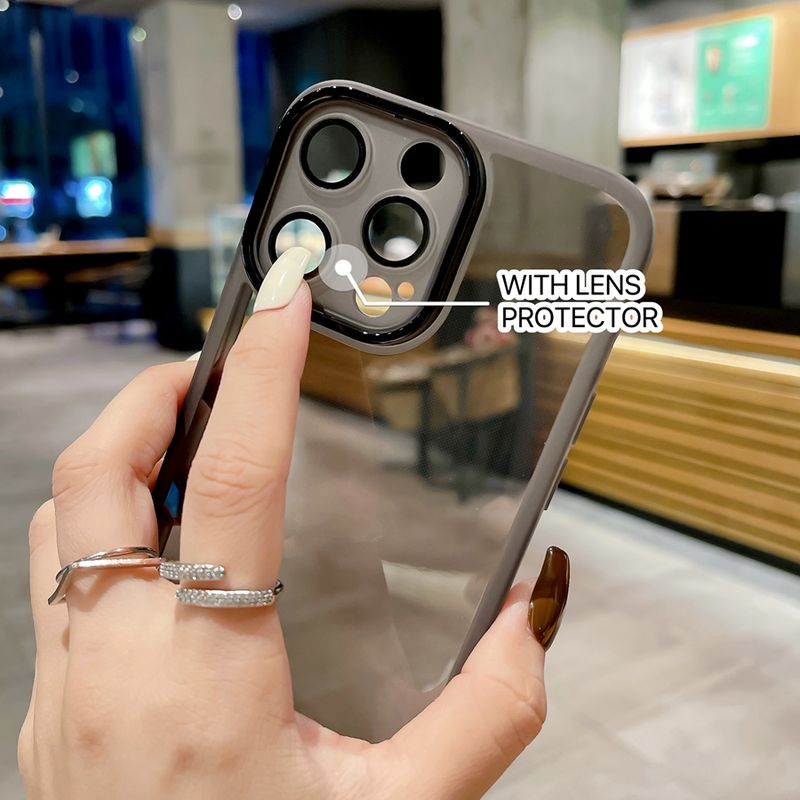 Soft Clear Phone Case For Redmi Note 13 12 12C 13C 11 11S 10 10A 10C 10S Pro Plus 4G 5G Lens Protection Film TPU Back_voghion.com