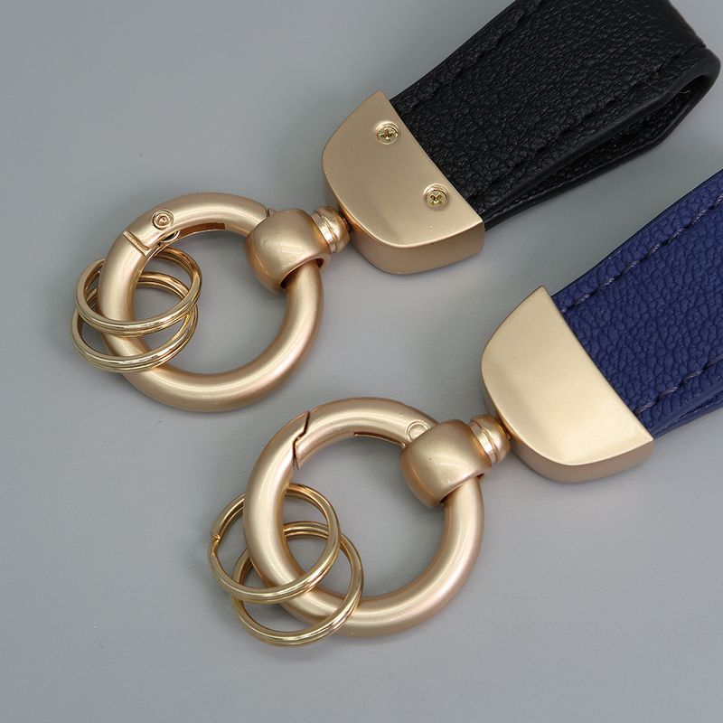 Sleutelhanger met kort lamsmotief, verguld met parelmoer, trendy autosleutelhanger, schattige leren hanger met touw._voghion.com